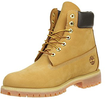 Timberland 6 inch Premium, Bottes Homme - Jaune Wheat Nubuck - 44 EU
