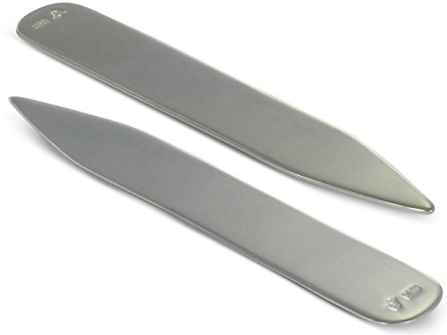 BROOKER Kragenstäbchen/Kragenverstärker Silber