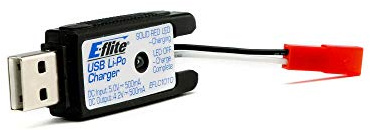E-flite 1S 500mAh USB-LiPo-Ladegerät: 180 QX HD