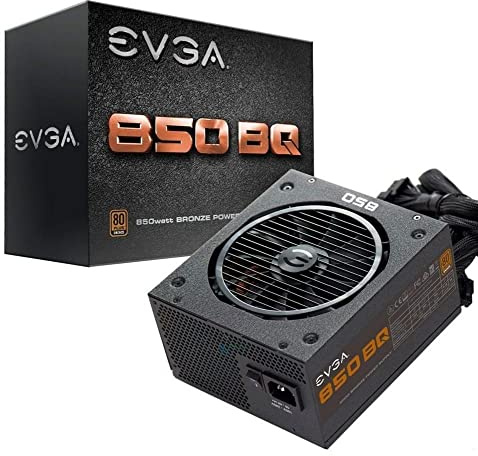 EVGA 850 Bq, 80+ Bronze 850W, Semi Modular, 5 Year Warranty, Includes Free Power On Self Tester, Power Supply 110-BQ-0850-V1