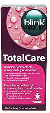 Total Care Kontaktlinselösung: Disinfektion, Speichern, Feuchtigkeit Lösung 120ml