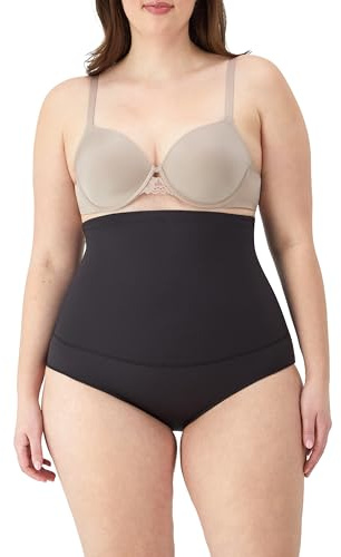 Maidenform Women’s Firm Control High Waist Shapewear Fajas Brief FL1854, Black, X-large