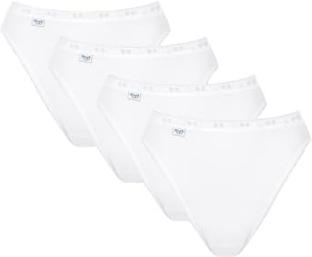 Sloggi Basic+ Tai 4p, Slip Donna, Bianco (White 2), 40