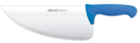 Arcos Cuchillo para pescadería la serie 2900 - Hoja Acero Inoxidable Nitrum 11 pulgadas, mango polipropileno azul, plateado, codificado por colores para la higiene - Tamaño 7 pulgadas
