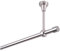 Gardinenstange 16 mm 1-Lauf Deckenbefestigung Edelstahloptik Metall Neu, 400