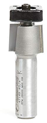 Amana Tool 47149 Laminatschneider mit Euro-Vierkantkugellager, 3/4-Durchmesser x 5/8 mm