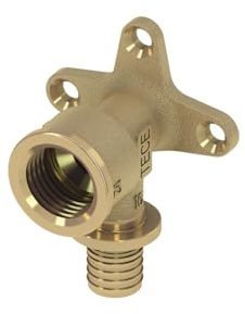 TECE flex väggskiva IG, rödmässing (16 mm x 1/2 tum)