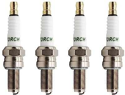 TORCH 4PCS B8RC Spark Plug Repalce for CR8E Spark Plug, for U24ESR-N Spark Plug, for RG59 Spark Plug, for 4302-4PK Spark Plug, OEM