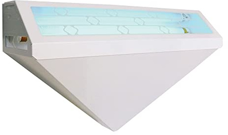 Gardner WS-95 Wall Sconce Fly Light Trap Lamp – Powerful UV Light - Fly Traps for Indoor, Bug Catcher & other Flying Insect Trapper Use in Kitchens, Restaurants, and Other WorkSpaces (White)