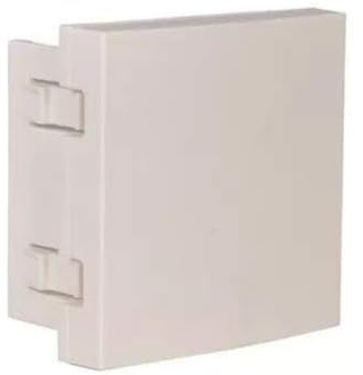 Hager Sistemas WS689 Systo 2 Módulos Tapa Ciega, Caja de 10