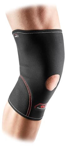 McDavid Knee Compression Sleeves Men/Women, Open Patella Knee Brace, Stabilizer for Minor Arthritis, Bursitis, Tendonitis, Patellar Support, Single Unit