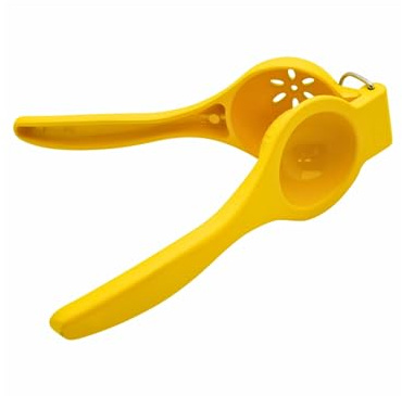 IMUSA Lime or Lemon Manual Squeezer, Citrus Juicer for Max Extraction, Yellow