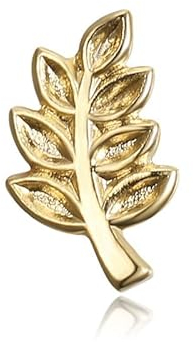 BOBIJOO Jewelry - Pins Discret 10mm Branche d'Acacia Symbole Franc-Maçonnerie Pin's Doré Or Fin