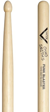 Vater CHADW Chad Smith's Funk Blaster Hickory Wood Tip Drum Sticks, Pair