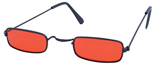 Red Dracula Shades, 1 Pc. - Stylish Sunglasses, Perfect for Halloween, Daytime Vampires, Festivals, Cosplay, & More Halloween