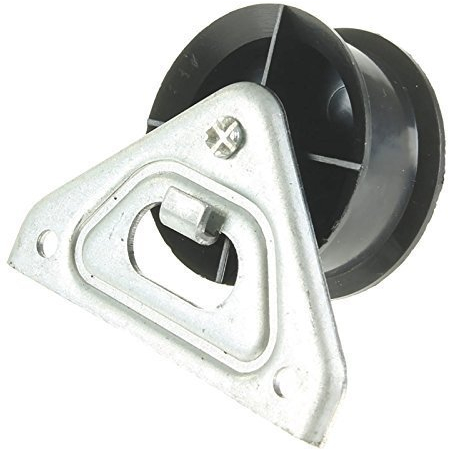 4YourHome Replacement Drive Belt Jockey Tension Pulley Wheel & Bracket for Hotpoint Indesit Tumble Dryers