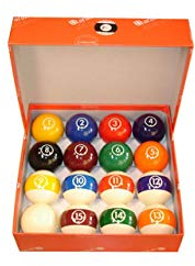 Aramith Billard Kugeln Continental, 57,2 mm, Pool