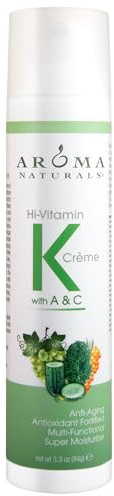 Aroma Naturals Vitamin K Creme (Super Moisturising, Eco-Airless Pump Bottle, 93ml)