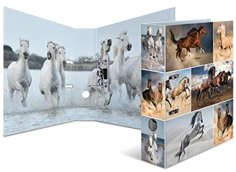 Motivordner / DIN A4 / 70mm breit / Pferde