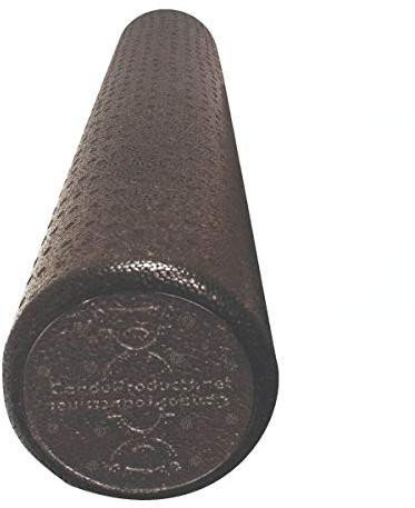 CanDo Faszienrolle/Massagerolle - Pilates, Physio, Yoga, Triggerpunkt, 91 x 15 x 15 cm, schwarz