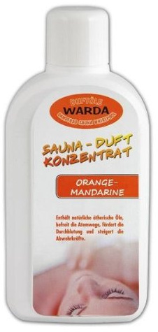 Warda Saunaaufguss Orange-Mandarine 1 l Flasche - Ein Liter Konzentrat
