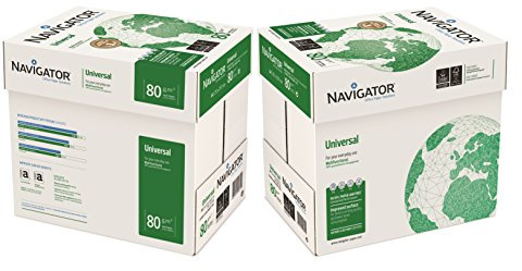 Navigator Universal-Papier, A4, 80 g/m² 10x Reams (5,000 Sheets) - 1x Box