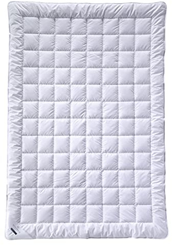 Billerbeck, Piumino Leggero con Imbottitura in Fibra Sintetica, Bianco, 155 x 220 cm