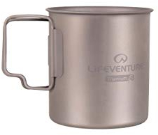 Lifeventure Mug Tasse en Titanium Unisex-Adult, Argent 9519