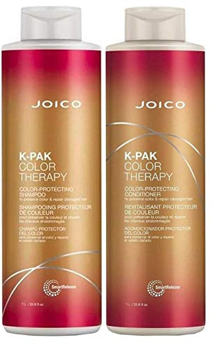 Joico K-Pak Color Therapy Shampoo 1000 Milliliter and Conditioner 1000 Milliliter Duo