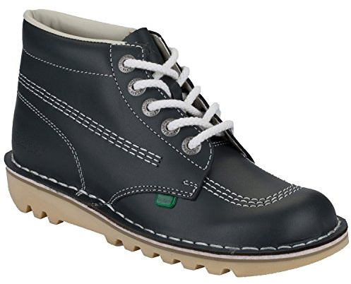 Kickers Women's Kick Hi Classic Ankle Boots | Extra Comfortable | Added Durability | Premium Quality, Blue, 7 UK