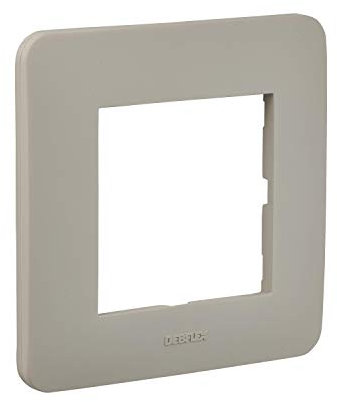 Plaque electrique - Interrupteur pour prise - Prise interrupteur electrique - plaque plastique - prise murale - Prise avec interrupteur - Gamme Casual - Plaque Simple - Debflex | Beige Mat