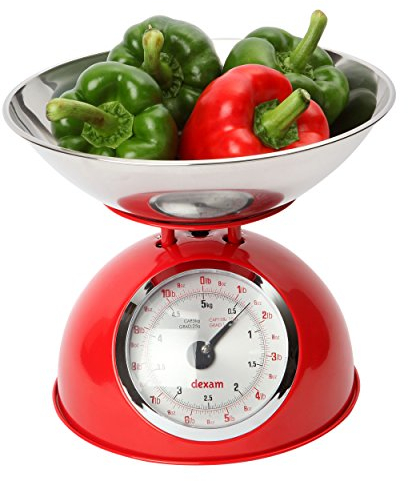 Youdoit Balance de Cuisine Vintage 5 kg - Rouge