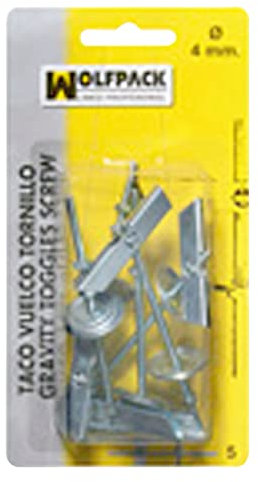 Taco Vuelco Tornillo M 4 (5 Piezas)