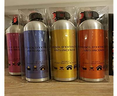 Aerosol 600ml pour Extinction, Tous Types de Feux