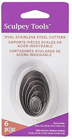 Polyform Premo skulptur graderad skärare set-oval