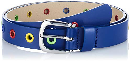 Playshoes Unisex barnbälte med färgglada nitar, 11 – marin, 75 cm