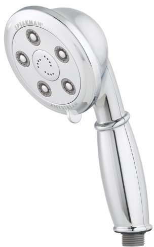 Speakman VS-3011 Chelsea Anystream Multi-Function Handheld Shower Head, Polished Chrome, 2.5 GPM