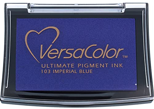Tsukineko, VersaColor Pigment-Stempelkissen – Königsblau, 4 x 4 cm