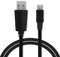 CELLONIC® USB Kabel 1m kompatibel für Kamera, Handy, Smartphone, Navigation, Headset oder Tablet Ladekabel Mini USB auf USB A 2.0 Datenkabel 1A schwarz PVC