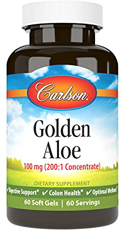 CARLSON LABS Golden Aloe 100 mg, 60 CT