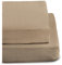 Irisette Merkur Bettlaken feinem Flanell-Baumwolle, Mokka, 150 x 250 cm