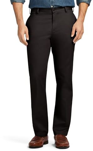 IZOD amerikanska herrchinos med platt framsida och smal passform