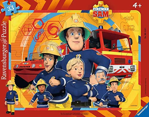 Ravensburger Italy 06114 3 Sam Il Pompiere Puzzle Incorniciato