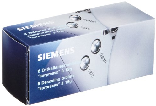 Siemens TZ60002 Entkalkungstabletten für Kaffeevollautomaten EQ.8, EQ.7, EQ.5 und Einbauvollautomaten