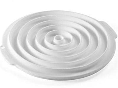 Silikomart professional - Moule insert décor en silicone rond double face - insert décor. Cuisine : Autour de la pâtisserie (Moules en silicone)