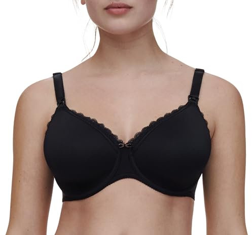 Chantelle, Bedeckender Still-BH , Mutterschaft BH, Schwarz, 75G