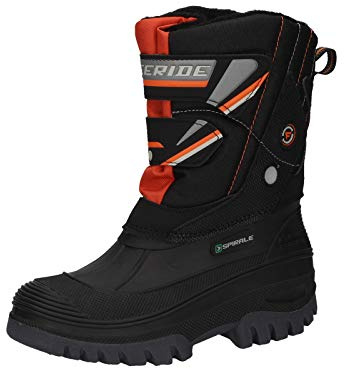 Spirale Frodo Stivali da neve, Unisex - Bambini, Nero (Nero/Arancio 00500510), 27 EU (9.5 UK)