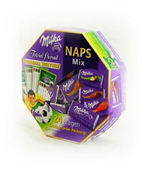Milka Naps Mix 4 Sorten Schokolade 138g