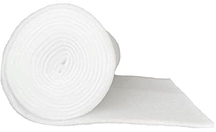 pemmiproducts Volumenvlies 200g/m², 1,40 m x 2,50 m, ca. 15 mm dick, 100% Polyester, Patchworkvlies, Polstervlies, Vliesstoff, Polsterwatte, Watte