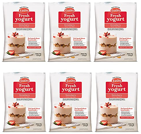 Easiyo Strawberry Yoghurt Mix 230g - Pack of 6